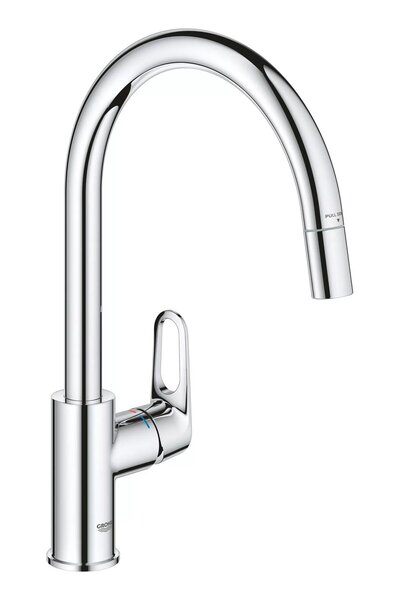 Grohe Μπαταρία κουζίνας Grohe, Start Flow 30569000, μονομοχλική, με περιοριστ...