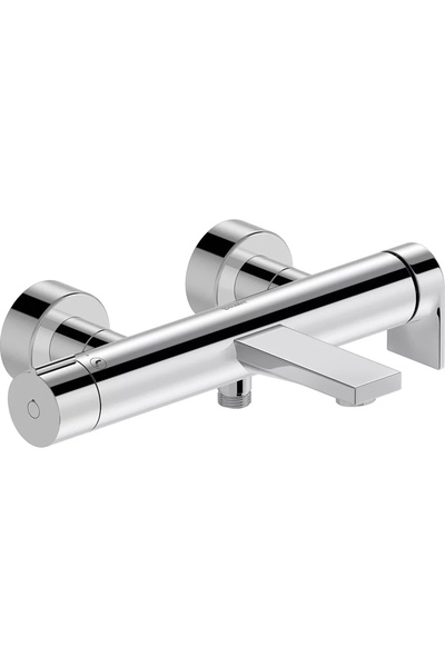 Duravit Μπαταρία μπανιέρας Tulum TU5230000010, επίτοιχη, μονομοχλική, γυαλιστ...