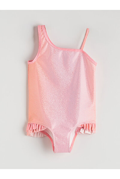 LC Waikiki Μικτό γυαλιστερό κοριτσίστικο μαγιό