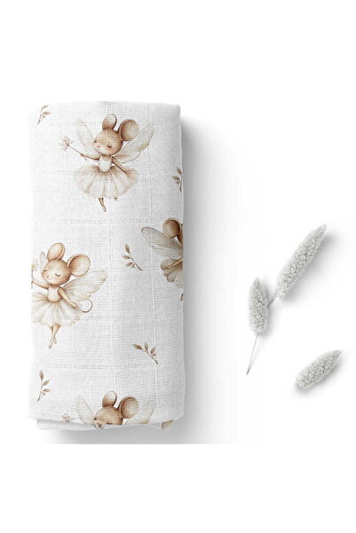 Bocioland Prosopel multifunctional Bee 40x40 cm, tesatura din fibre de bambus...