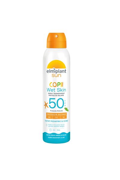 ELMIPLANT ELMI Αντηλιακό Σπρέι για Υγρό Δέρμα SPF50, 150ML