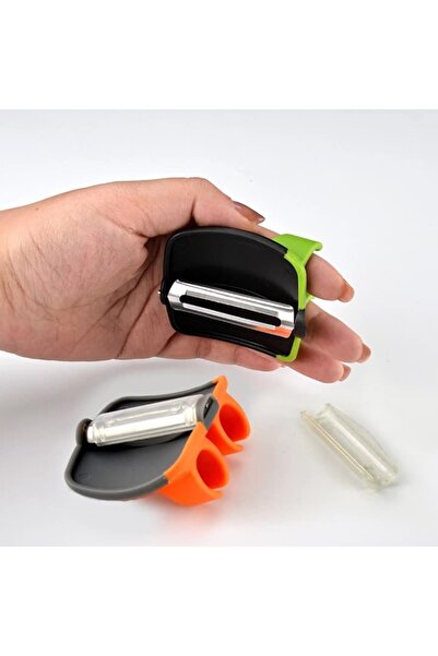 morponi أداة تقشير الفواكه والخضروات المصنوعة من الفولاذ، عملية وصحية الاستخدام