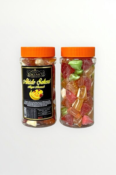 Lokumcu Adem Baba Mika Kavanoz Karışık Akide Şekeri 350 Gr.