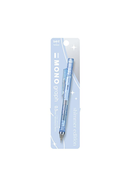 Tombow Mono Graph Shimmer Edition Mekanik Kurşun Kalem 0,5mm Buz Mavisi