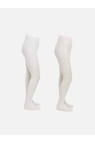 LC Waikiki Κοριτσίστικο καλσόν με σχέδιο πεταλούδας, σετ 2 τεμαχίων (S6)