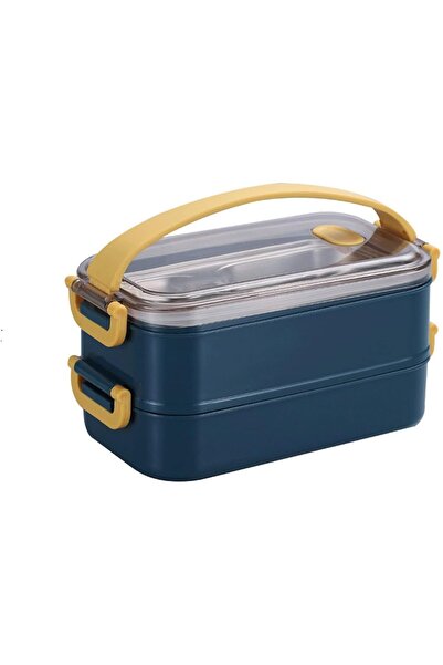 Arabest Double-Layer Lunch Box,Stainless Steel Insulated Compartment,Fresh-Ke...