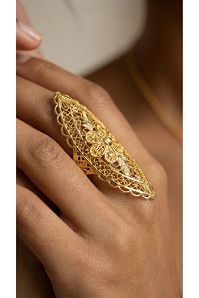 CİHAN GOLD 22 Ayar Hint Model Yüzük