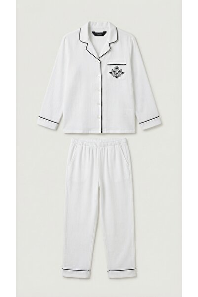 Minteks Σετ πιτζάμες Alvora 100% Compact Muslin