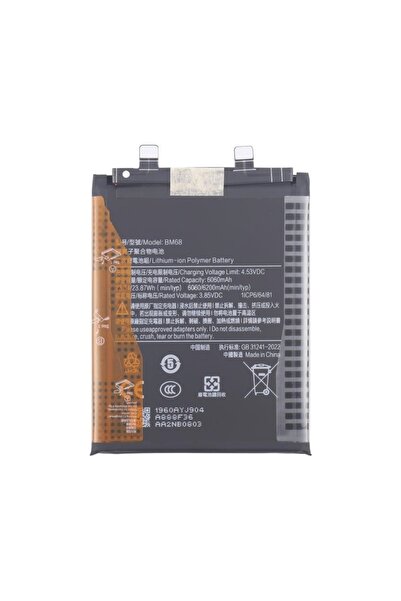 Asia Xiaomi Redmi Note 14 Pro Plus Uyumlu Pil Batarya Bm68 6200 Mah