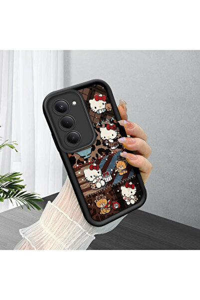 PATTERNOVA Redmi 15 4G/5G Uyumlu Eğlenceli Anime Desenli Sabit Kasa Darbeye D...