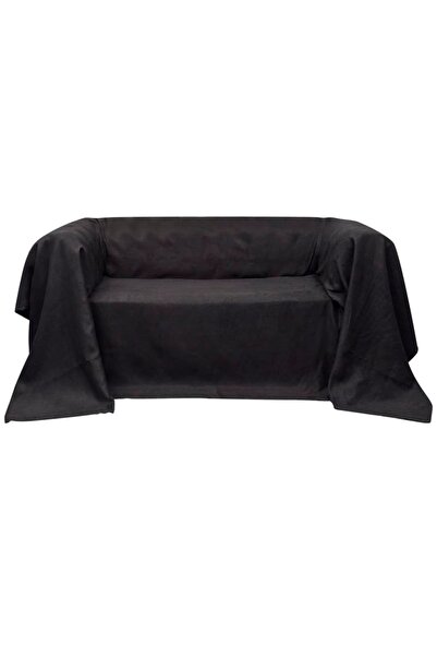 vidaxl Κάλυμμα Καναπέ Ανθρακί 140 x 210 εκ. από Micro-suede