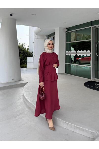 butik hira Σετ με φούστα που δένει στη μέση