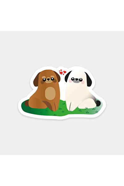 The Sticker Story. ملصق الكلاب ذات الأقدام المخلبية المحبوبة