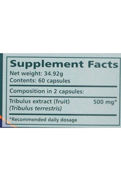 Himalaya Herbals Tribulus (Gokshura) Herbal 60 Veggie Caps