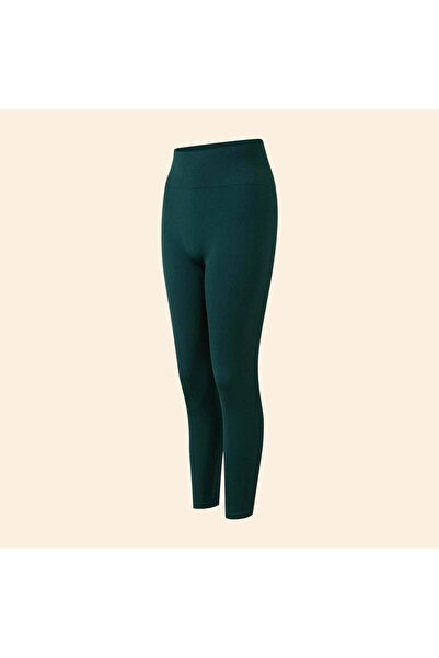 KIABI Seamless Ribbed Sports Leggings GREEN
