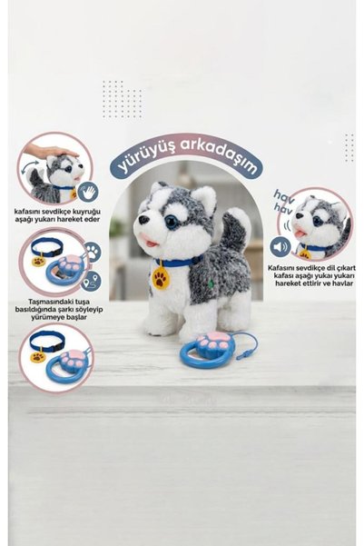 Tıfıl Toys Sevimli Tasmalı Yürüyüş Arkadaşım: İnteraktif Şarkı Söyleyen Sesli...