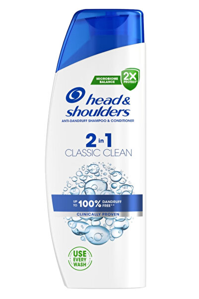 Head & Shoulders Κλασικό Καθαριστικό – Σαμπουάν και Βάλσαμο 2 σε 1 κατά της Τ...
