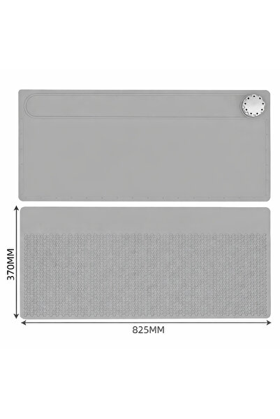 DESFREE TE-729 ANTİSTATİK ISIYA DAYANIKLI ELEKTRONİK TAMİR MATI SİLİKON PAD 8...