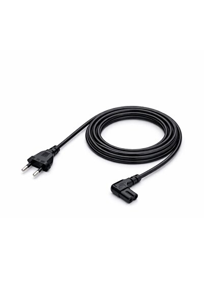 Koodmax 90 Derece L Uç Teyp Radyo Fişi PS5 PS4 PS3 Xbox One S X Power Güç Kab...