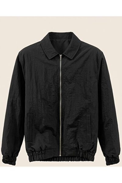 BAROS Seasonal Crinkle Fabric Regular Fit Coat