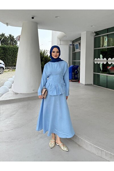 butik hira Σετ με φούστα που δένει στη μέση