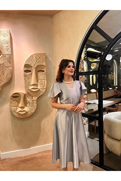 Butik VİONELLE GÜMÜŞ ELBİSE