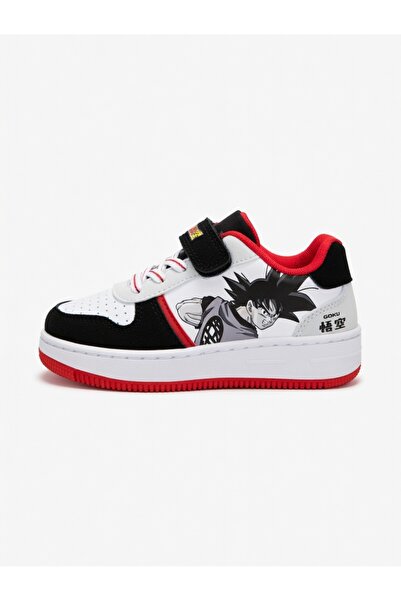 Dragon Ball Z Boys Low Top Sneakers, Lightweight Shoes