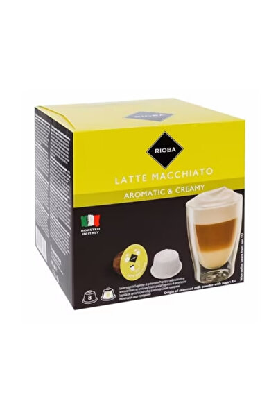 Rioba Κάψουλα συμβατή με Dolce Gusto, Latte Macchiato, Rioba, 192 γρ.