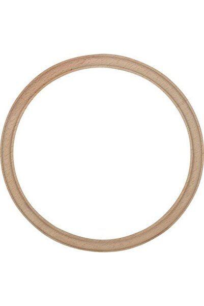 Ritzz حلقة خشبية مكرامية / حلقة صائد الأحلام - 18.5 سم