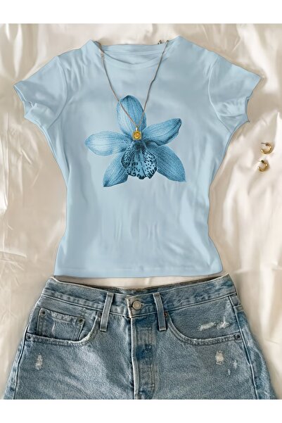 Toum Ζώνη Ανδρική Ρετρό Μπλούζα με Λουλούδια Κοντό