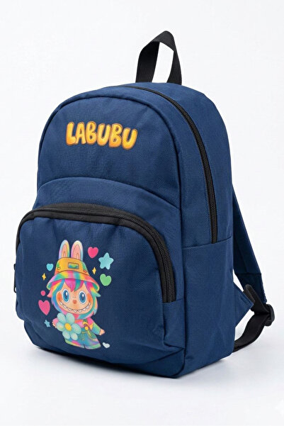 TOFİSA Γυναικείο σακίδιο πλάτης με στάμπα σε μπλε ναυτικό χρώμα - 28313-ΜΠΛΕ ...