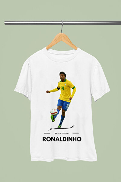 MAGORS RONALDINHO ПЕЧАТЕНА ПАМУЧНА ТЕНИСКА С КЪСИ РЪКАВИ И РЕГУЛЯРНА КРОЙКА