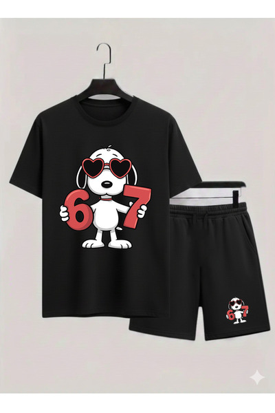 MAGORS SNOOPY ŠTAMPANA 100% PAMUK DEČJA MAJICA-SA KRUGLIM OGRLOM I KRATKE HLA...