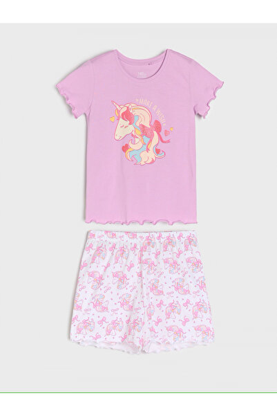 OEM Σετ καλοκαιρινών βαμβακερών πιτζαμών δύο τεμαχίων, Εκτίθετε ένα θέμα