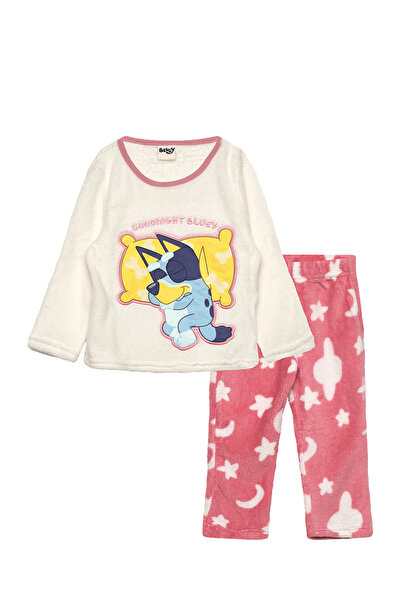 bluey Fluffy Long Sleeve Pajamas, Good Night