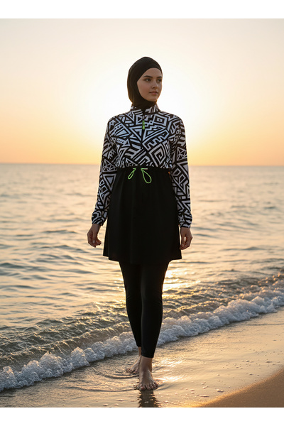 MEBA Γυναικείο ύφασμα μαγιό από λύκρα, που στεγνώνει γρήγορα, υδατοαπωθητικό ...