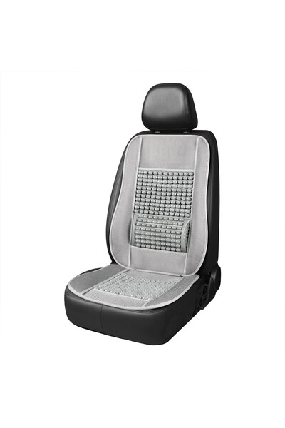 OEM Husa scaun auto cu bile de masaj si suport lombar, dimensiuni 110 x 46 cm...