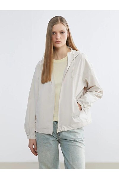 LC Waikiki Γυναικείο αδιάβροχο με κουκούλα και oversized εφαρμογή (S6)