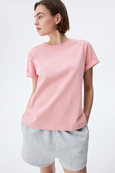 H&M Pamuklu Oversize Tişört