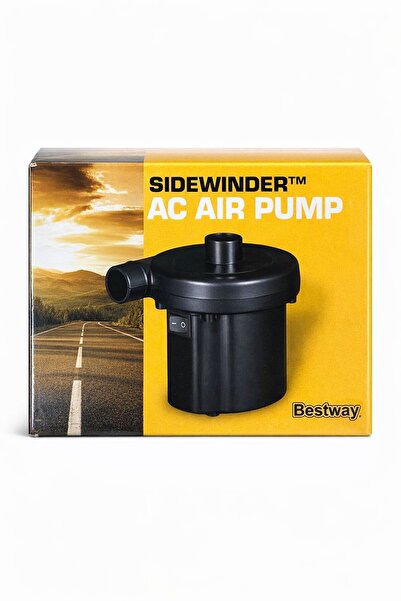 BESTWAY Ηλεκτρική αντλία αέρα Sidewinder AC, 220-240V, γρήγορο φούσκωμα και ξ...