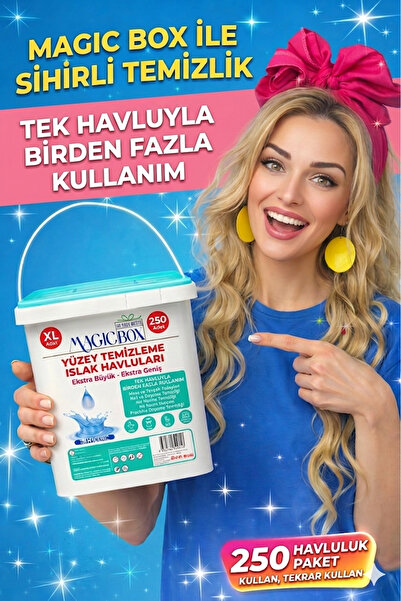 Yüzey Temizleme Havlusu 250 Yaprak (XL)