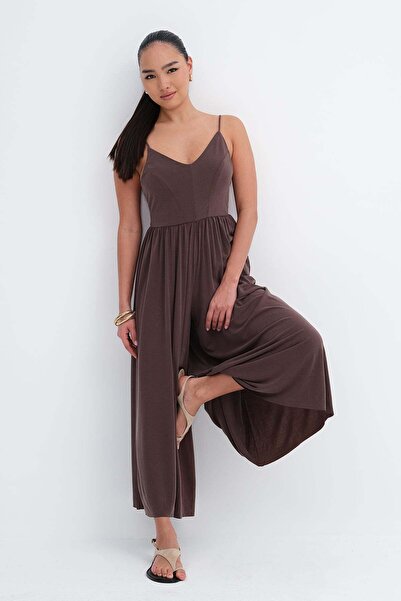 Addax Ολόσωμη φόρμα με χιαστί τιράντες στην πλάτη TLM16284-S5S6