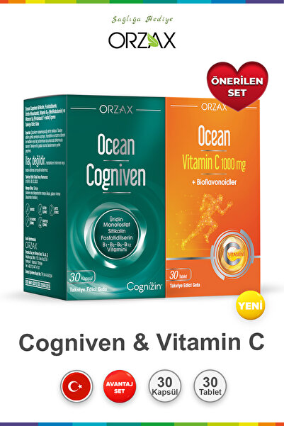 Ocean Cogniven İçeren 30 Kapsül & Vitamin C 30 Tablet