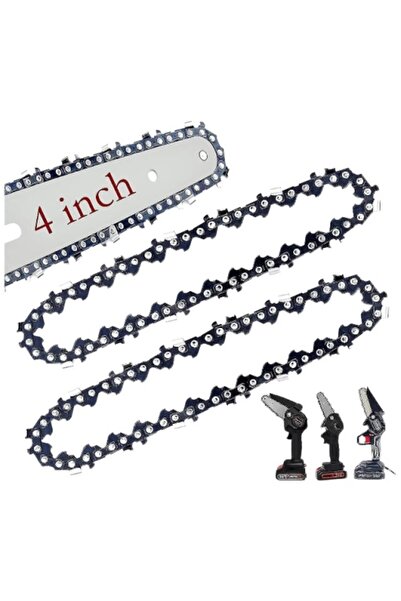 E-ANAMAG Σετ 2 μίνι αλυσίδων αλυσοπρίονου, 4 ιντσών, 1/4 -043