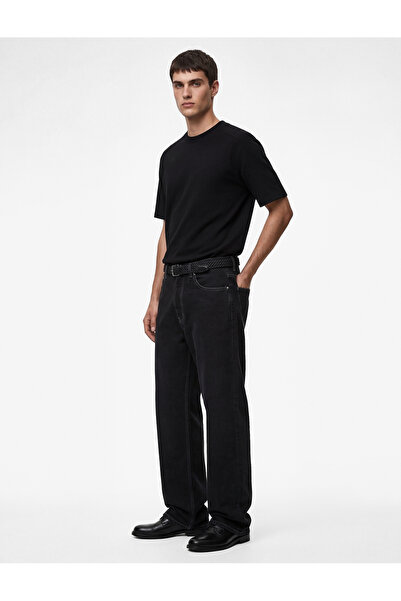 Koton Μακρυμάνικο μπλουζάκι Oversize με λαιμόκοψη ποδηλάτου και κοντό μανίκι,...