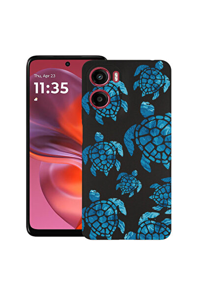 bestcase Υπέρλεπτη Θήκη για Motorola Moto G05 / Moto E15, Καλοκαιρινές Χελώνε...