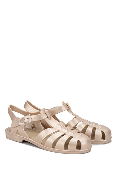 IGOR Biarritz Metal Sandals in Sizes 36-40 - Platinum