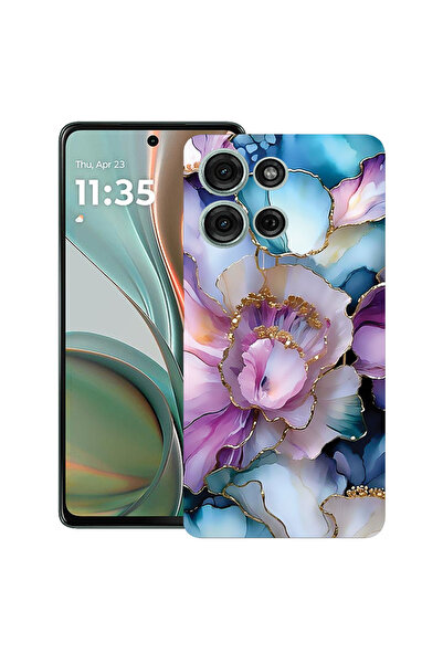 bestcase Υπέρλεπτη Θήκη για Motorola Edge 50 Neo, Φλοράλ - Αισθητική Ορχιδέα,...