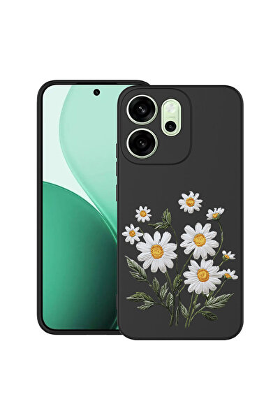 bestcase Υπέρλεπτη Θήκη για OPPO Reno14 F / FS, Φλοράλ - Μινιμαλιστική Μαργαρ...