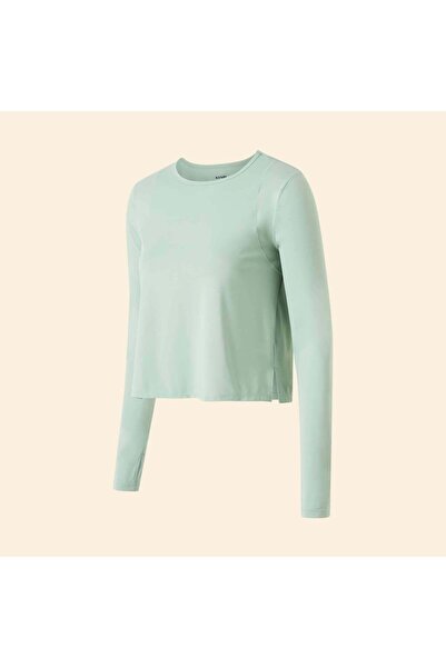 KIABI Long Flowy T-shirt GREEN